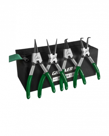 ឈុតដែកកាប់ដោះហ្វ្រែ - GREENER Circlip Pliers Set 220mm (9") 4 Pcs