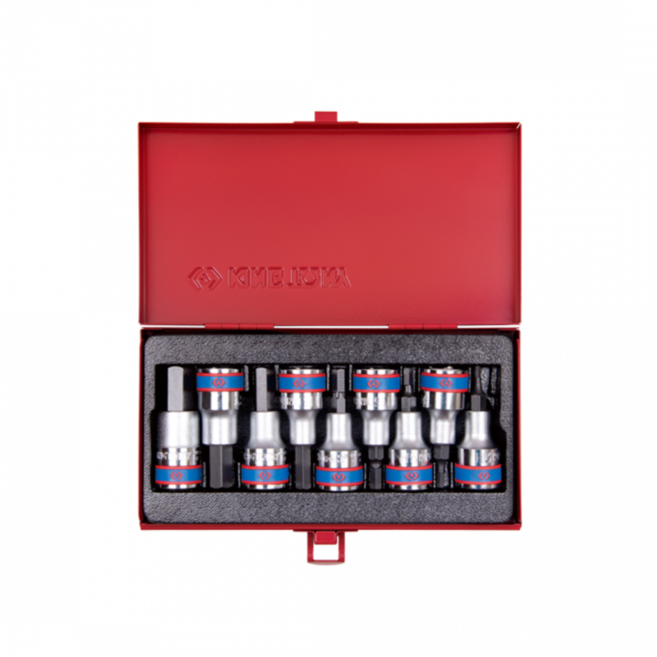 ឈុតសោរគ្រាប់ - King Tony 4110PR hex head bit socket set