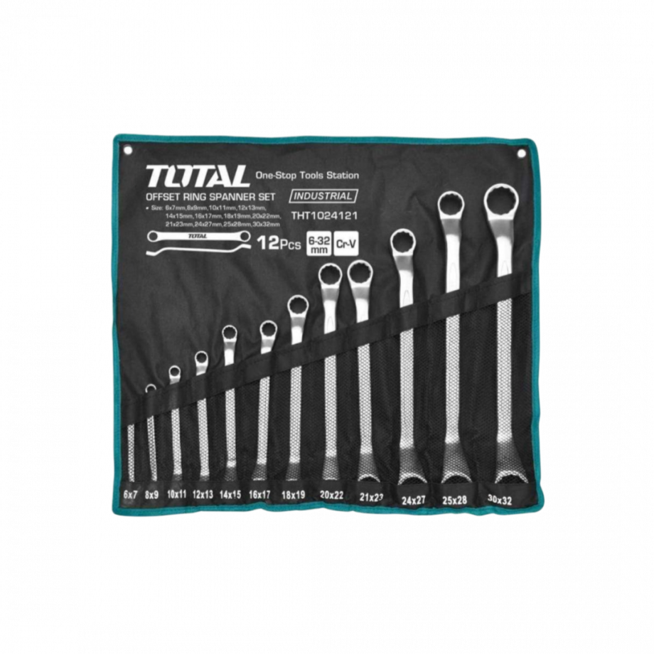 ឈុតសោរចិញ្ជៀន - Total Double Ring Spanner 6-32mm